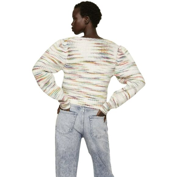 Central Park West Juliette Multicolor Cutout Sweater Sz Small NWT - Picture 3 of 8